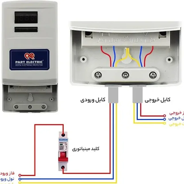 محافظ پشت کنتوری پارت الکتریک
