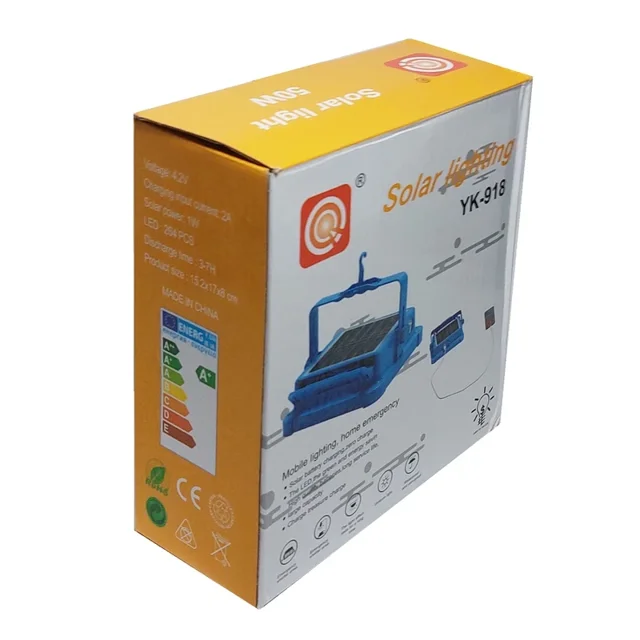 پرژکتور شارژی سولار مدل YK-918