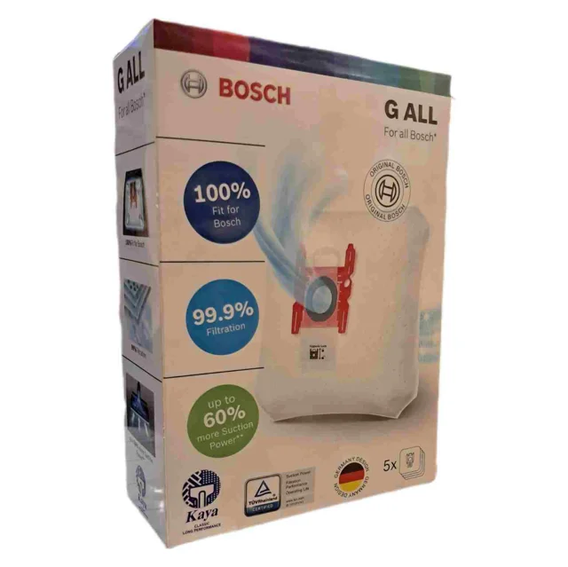 پاکت جاروبرقی بوش مدل G ALL مناسب برای جاروبرقی های تایپ GALL,GXLL,G بسته پنج عددی