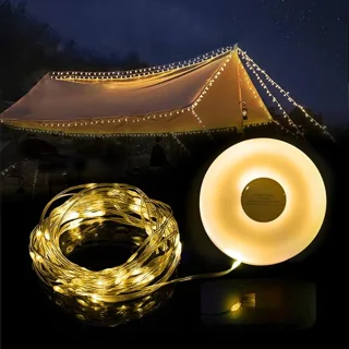 چراغ کمپینگ شارژی ریسه ای string lights مدل YD-2314