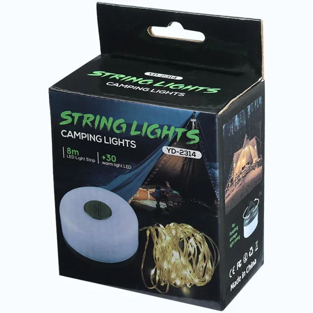 چراغ کمپینگ شارژی ریسه ای string lights مدل YD-2314