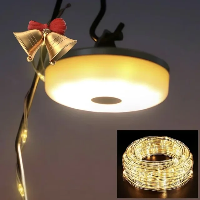 چراغ کمپینگ شارژی ریسه ای string lights مدل YD-2314
