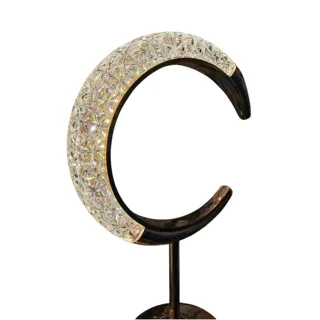 آباژور رومیزی LED سه حالته طرح ماه