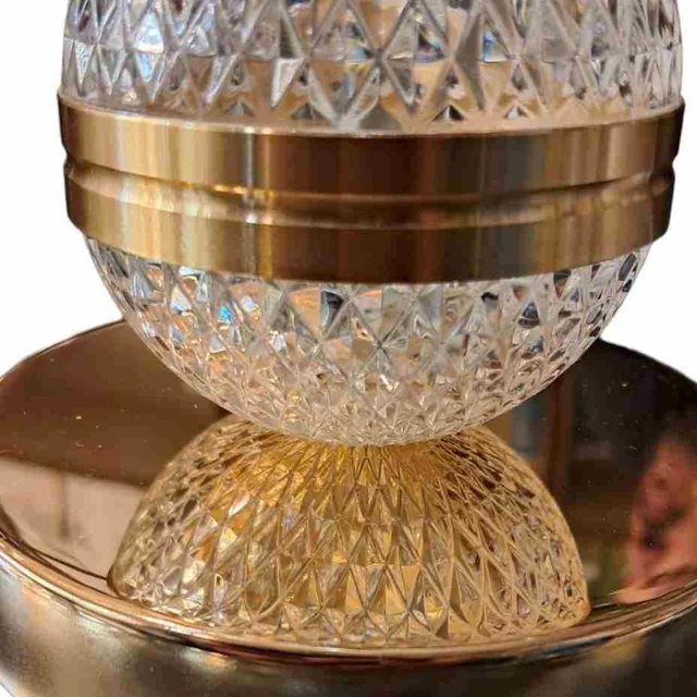 آباژور رومیزی LED رنگ آفتابی طرح چتری