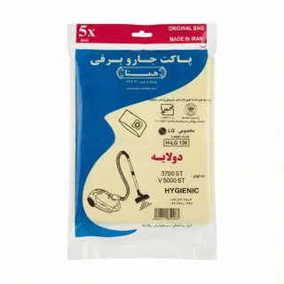 پاکت جاروبرقی همتا مدل H-LG 136 مناسب برای LG 3700 بسته 5 عددی